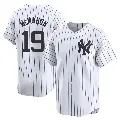 Men's No.19 Ryan McMahon New York Yankees White Limited Yankee Home Jersey