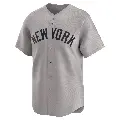 Men's No.22 Roger Clemens New York Yankees Gray Limited Away 2nd Jersey