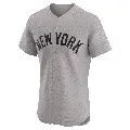 Men's No.34 Mel Stottlemyre New York Yankees Gray Elite Road Jersey
