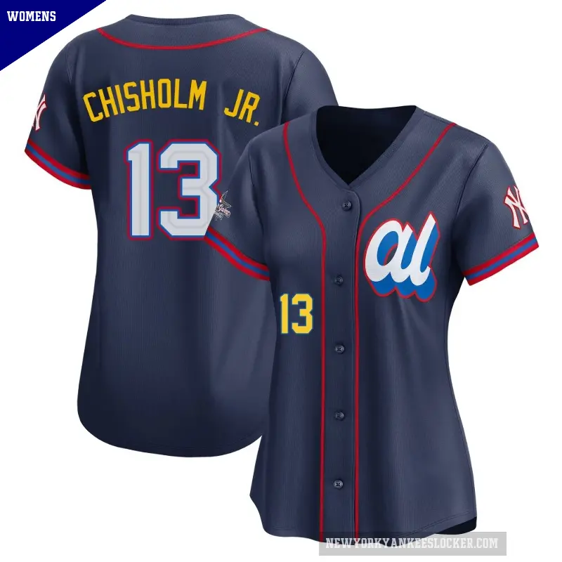 Women's No.13 Jazz Chisholm Jr. New York Yankees Navy Limited American League 2025 All-Star Edition Jersey