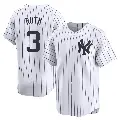 Youth No.3 Babe Ruth New York Yankees White Limited Yankee Home Jersey