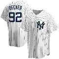 Youth No.92 Brandon Decker New York Yankees White Replica Home Jersey