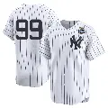 Youth No.99 Aaron Judge New York Yankees White Limited Yankee Home 2nd 2024 World Series Jersey